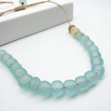 Load image into Gallery viewer, (Wholesale) Single Strand Adjustable Necklace - Ice Blue
