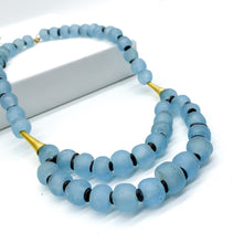 Load image into Gallery viewer, (Wholesale) Medium &#39;Rise and Shine&#39; necklace - Cyan Blue
