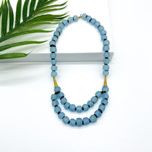 Load image into Gallery viewer, (Wholesale) Medium &#39;Rise and Shine&#39; necklace - Cyan Blue
