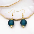 (Wholesale) Swing earring - Teal