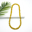 (Wholesale) Long single strand necklace - Yellow (Pre-order)